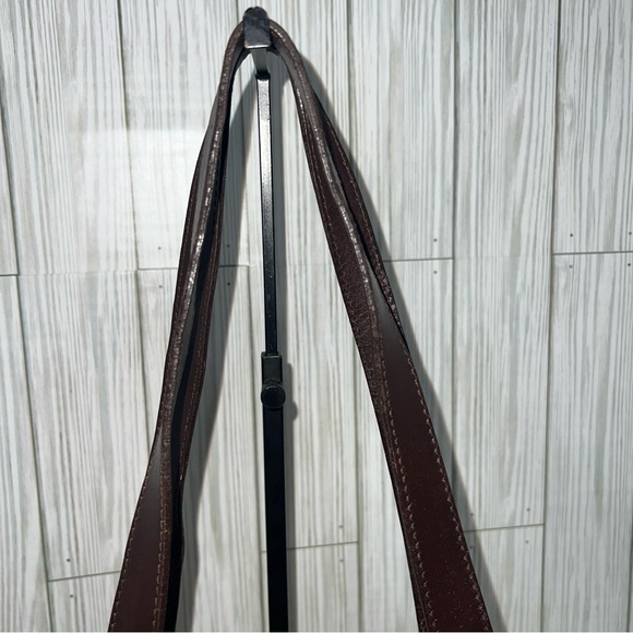 Burberry London Tote Bag Nova Check Plaid Canvas Leather Trim Shoulder Bag - Picture 4 of 16